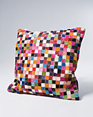 Coj�n cuadrada multicolor