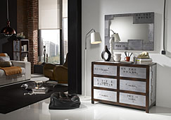 Comoda 6 Cajones Industrial