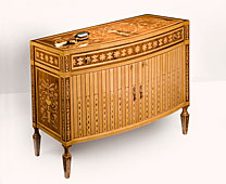 mueble vintage Comoda_Marqueteria_Italia
