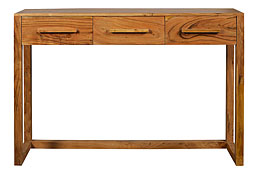 Consola 3 cajones recta natural - Consolas Vintage - Muebles Vintage