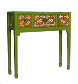 Consola China Verde - Consolas Coloniales y R�sticas - Muebles Coloniales y Muebles R�sticos