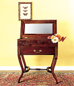 Costurero con Espejo y 1 Caj�n - Costureros Cl�sicos - Muebles Cl�sicos
