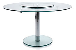 mueble de dise�o Mesa_Comedor_Giratoria_Cristal