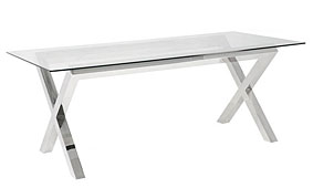 mueble de dise�o Mesa_Seattle_acero_inox_sin_cristal