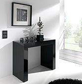mueble de dise�o Mesa_consola_convertible_en_comedor_negra