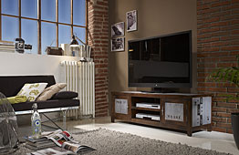 Mueble TV 2 Puertas Industrial