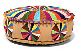 Set de 2 Puff patchwork Mandala