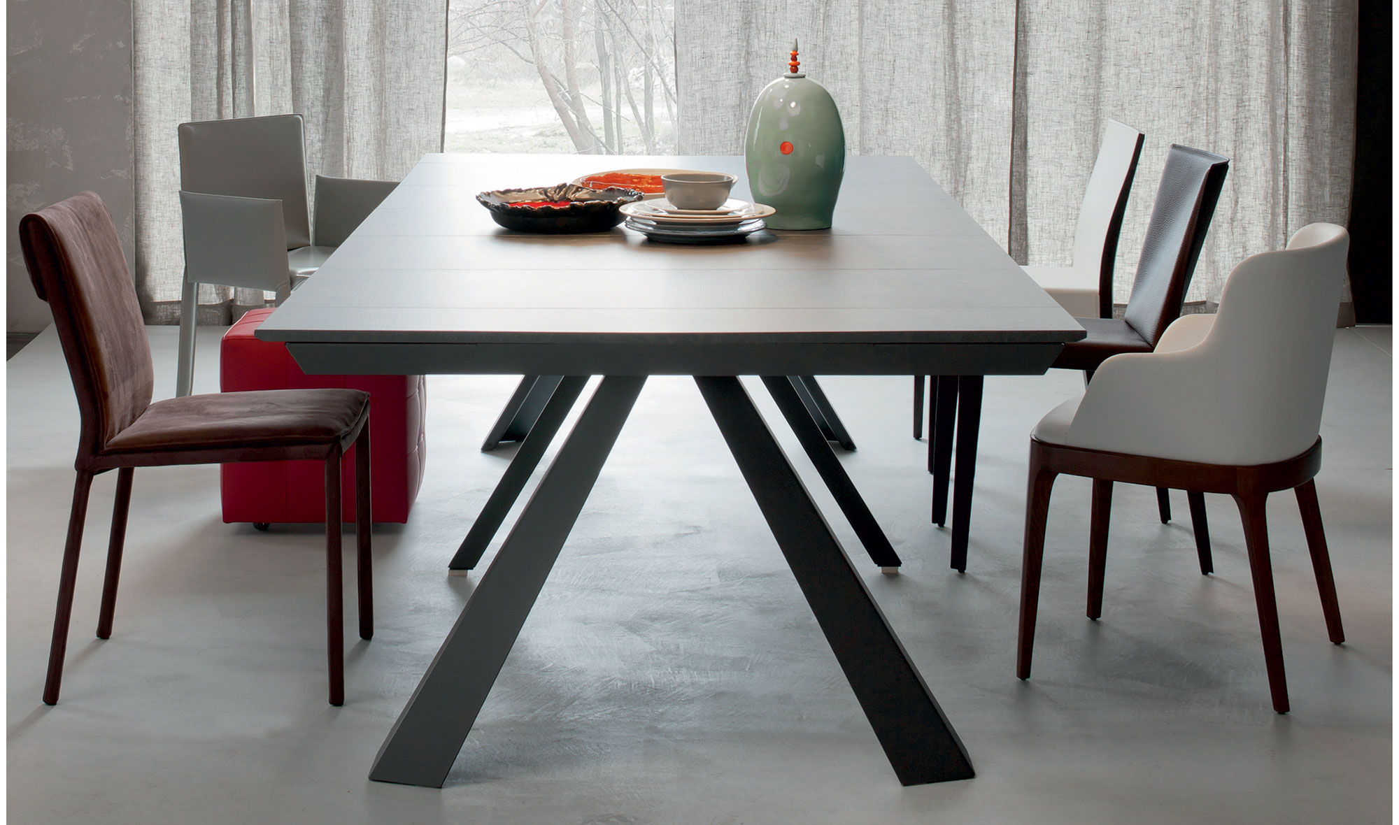 Consola mesa de comedor 5 extensibles Convivium Cattelan en ... Consola mesa de comedor 5 extensibles Convivium Cattelan en ...