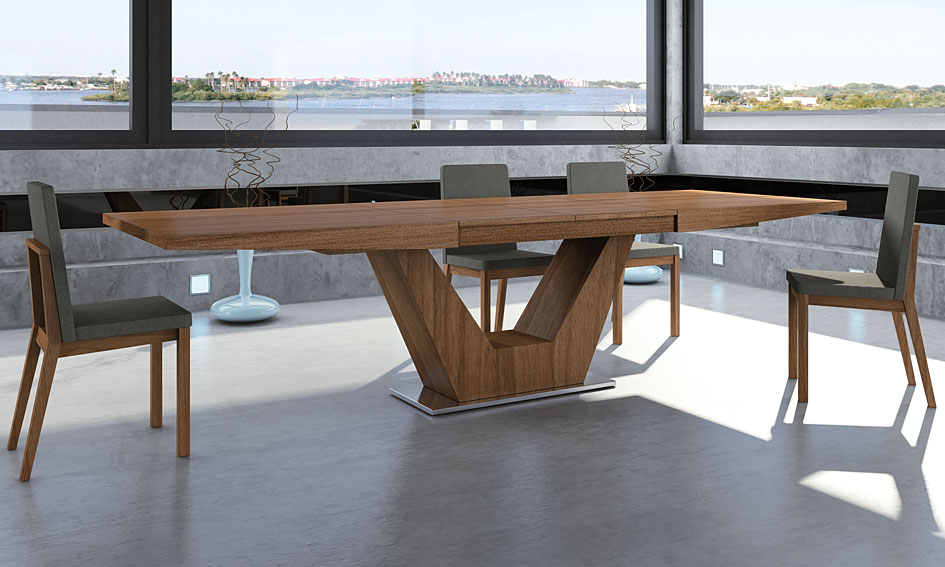 Mesa comedor extensible moderna verona en portobellostreet.es Mesas de comedor extensibles muy grandes