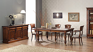 Comedor Victoriano Manivela Rectangular