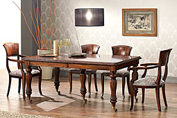 Mesa Victoriana Rectangular Extensible de Manivela