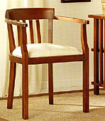 Sill&oacute;n Madagascar tapizado en crudo