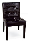 muebles baratosSilla Negra Charol