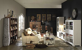 Sal�n Colonial Elba II lacado en blanco