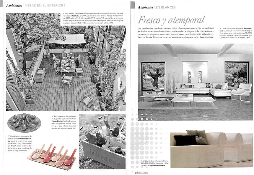 Revista Casa y Jard�n - Julio 2010 P�ginas 18 y 22
