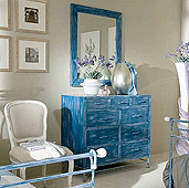 muebles modernos Comoda Alya Azul