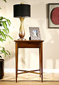 mueble clasico Consola_con_cajon_Cross_Stretcher