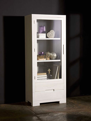 Vitrina Mediana Elba lacada en blanco no disponible en Portobellostreet.es