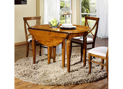 Mesa de comedor roble redonda colonial extensible no disponible en ...