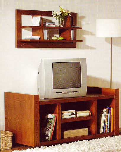Mueble tv con ruedas colonial senegal en portobellostreet.es