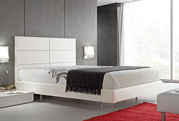 Muebles Coloniales y Muebles R�sticos - Cabeceros y Camas de Piel y Tapizados - Cabecero Piel Nit-2 para cama 150
