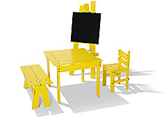 mesas sillasConjunto infantil n�rdico