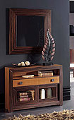 mueble colonial Consola_y_Espejo_Roble_y_�bano_II