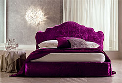 Cama Coronas - Cabeceros y Camas de Piel y Tapizados - Muebles Coloniales y Muebles R�sticos
