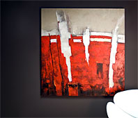 Lienzo Abstracto pintado a mano