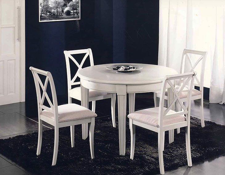 Mesa de comedor extensible redonda colonial gurú no disponible en ...