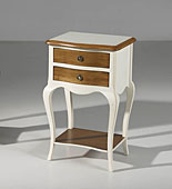 Mesa de Noche Nova 2 cajones II - Mesas de Noche Vintage - Muebles de Estilo Vintage