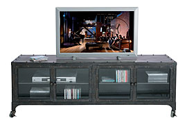 Mueble T.V. Metal y Cristal