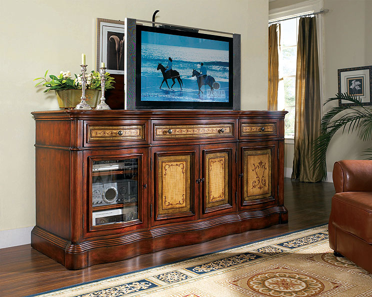 Mueble tv plasma lifter con levacion electrica clasico no ...