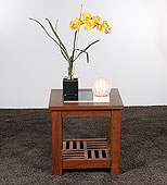 Mesa de rinc�n listones palisandro -  - 