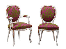 Sill�n y Silla Diva - Sillas - Muebles Cl�sicos