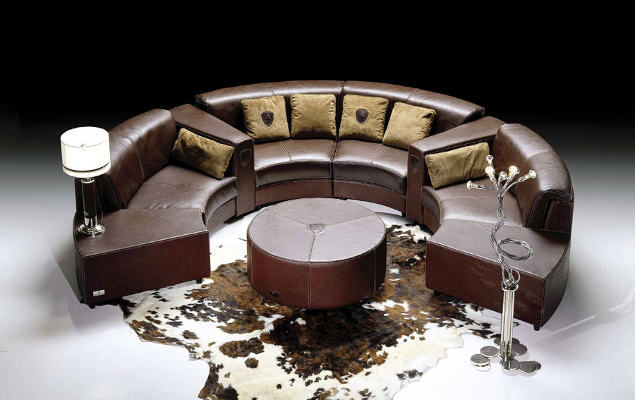 sofa de piel