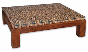 Mesa de Centro Rustica Troncos