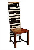 Silla Rustica Piel Pelo