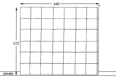 croquis cabecero ohio piel