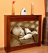 Cubrerradiador Lienzo Beb�  - Cubre radiadores - Muebles Coloniales y Muebles R�sticos