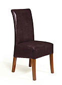 Silla Rustica ecopiel Chocolate