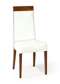 Silla Rustica ecopiel Sunkai Blanca