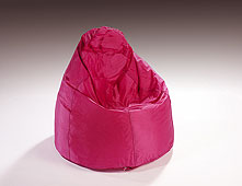 Puff saco rosa 