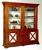 Librero Clasico Recto 2 Puertas