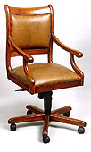 Sillon Clasico Giratorio Piel