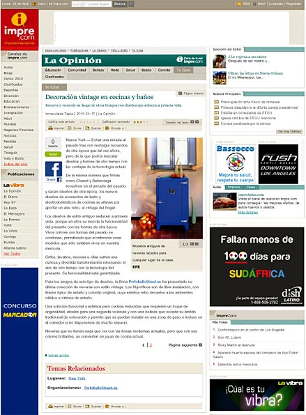 Revista Virtual Impre.com La Opinión