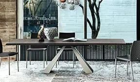 Mesa de comedor extensible wood drive Eliot Cattelan