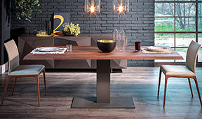 Mesa de comedor madera extensible Elvis Cattelan