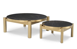 Mesa de centro ceramica Quest Set de 2