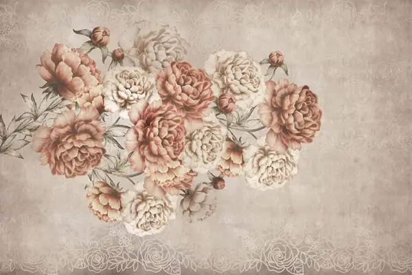 Papel pintado Autumn Flowers 02 by Instabilelab